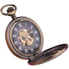 Vintage Pocket Watch with Intricate Hollow Brass Carving-Pocket Watch-Innovato Design-Innovato Design