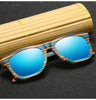 Polarized Wooden Sunglasses for Men with Unique Design-wooden sunglasses-Innovato Design-Blue-Innovato Design