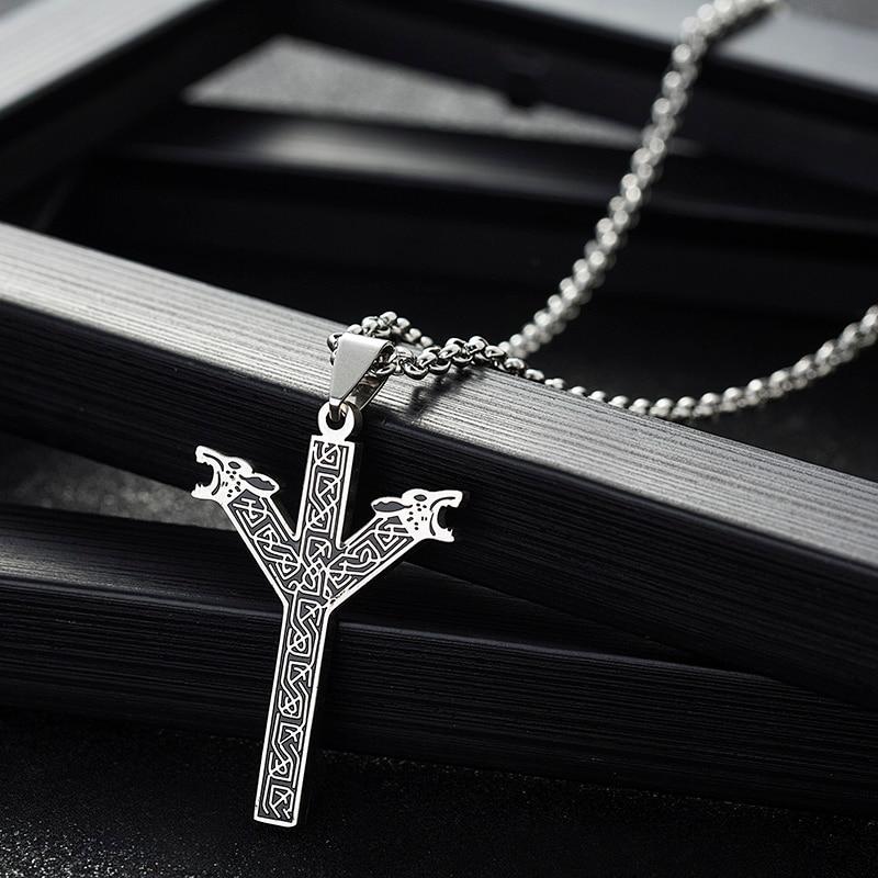 Elder Furthark Rune Amulet Pendant-Necklaces-Innovato Design-Innovato Design