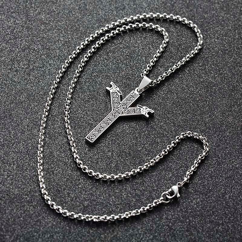 Elder Furthark Rune Amulet Pendant-Necklaces-Innovato Design-Innovato Design