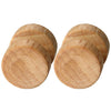 Wood Dumbbell Double-Sided Stud Earrings-Earrings-Innovato Design-Khaki-8mm-Innovato Design