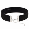Multilayer Handmade Ribbon Choker Collar Velvet Leather Retro Necklace