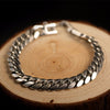 Horse Link Chain 925 Sterling Silver Genuine Bracelet-Bracelets-Innovato Design-7.09in-Innovato Design