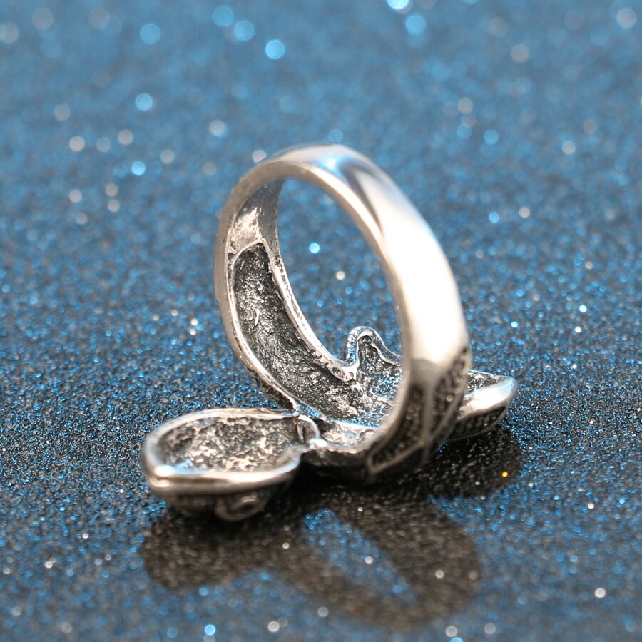 Snake Rhinestone 316L Stainless Steel Fashion Ring-Rings-Innovato Design-7-Innovato Design
