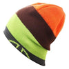 Multicolored Big Striped Knit Hat, Skull Cap or Beanie