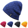 Solid Color Text-printed Knit Hat, Skull Cap or Beanie