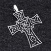 Celtic Knot Cross Silver Tone Pewter Pendant-Necklaces-Innovato Design-Innovato Design