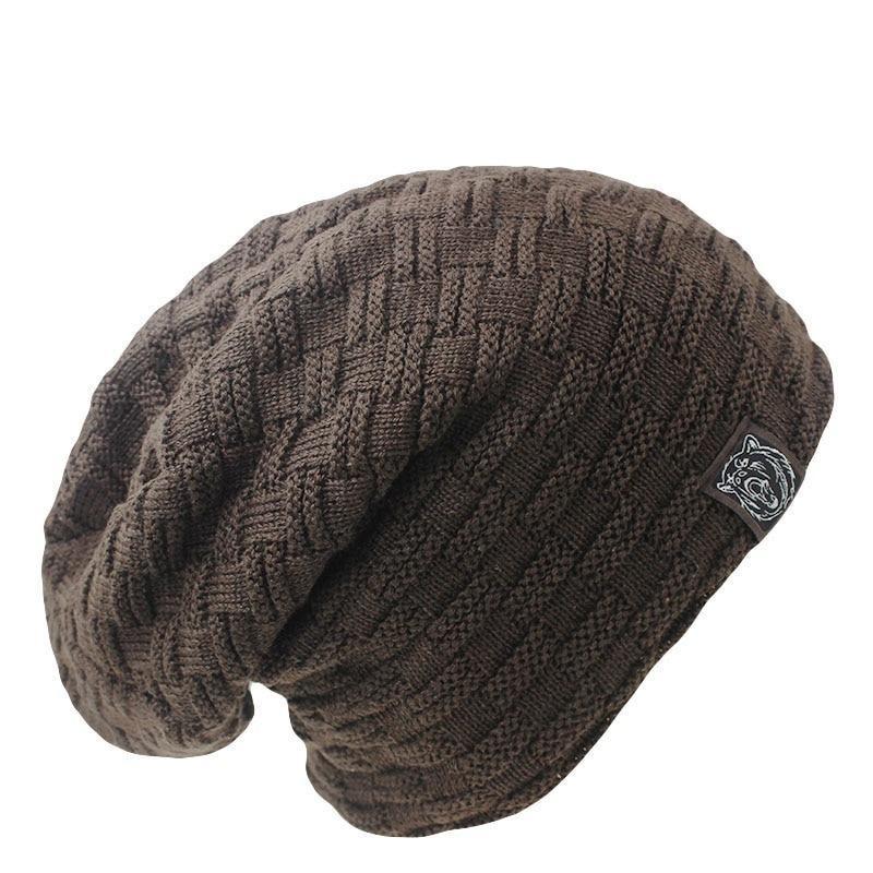 Solid Color Hip-hop Crocheted Beanie, Knit Hat or Bonnet-Hats-Innovato Design-Black-Innovato Design
