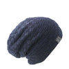 Solid Color Hip-hop Crocheted Beanie, Knit Hat or Bonnet
