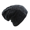 Plaid Thick Wool Beanie, Skullie or Knit Hat-Hats-Innovato Design-hese-Innovato Design