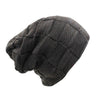 Plaid Thick Wool Beanie, Skullie or Knit Hat-Hats-Innovato Design-Brown-Innovato Design