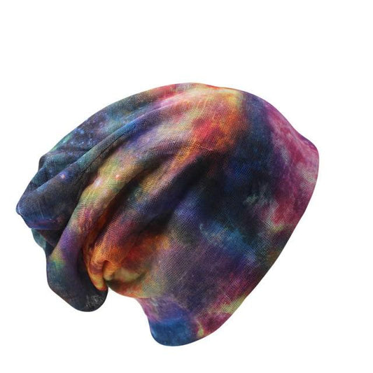 Washed-out Geometric Knit Hat, Beanie, Scarf or Skullie-Hats-Innovato Design-Dark-Innovato Design