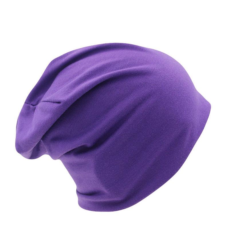 Solid Color Beanie, Knit Hat or Bonnet-Hats-Innovato Design-Purple-Innovato Design