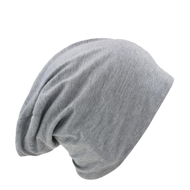 Solid Color Beanie, Knit Hat or Bonnet-Hats-Innovato Design-Light Gray-Innovato Design