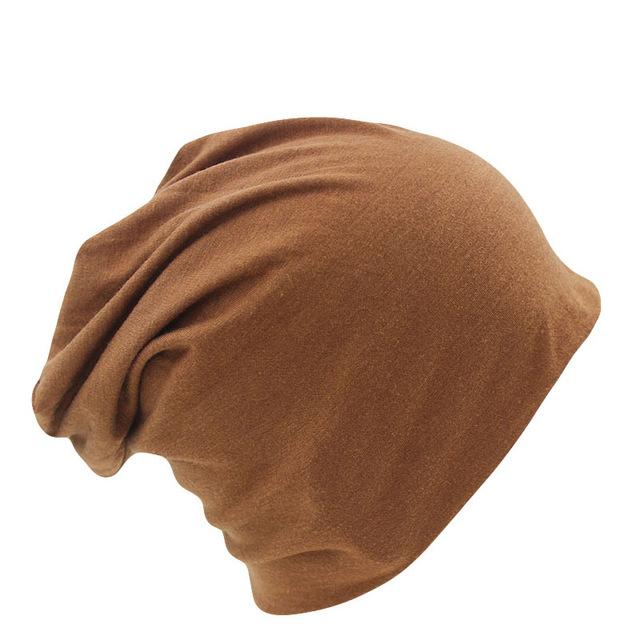 Solid Color Beanie, Knit Hat or Bonnet-Hats-Innovato Design-Brown-Innovato Design