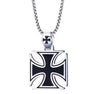 Maltese Iron Cross Pendant Necklace - InnovatoDesign