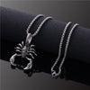 Stainless Steel Scorpion Pendant Chain Necklace