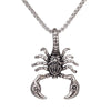 Stainless Steel Scorpion Pendant Chain Necklace