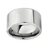 12mm Large Men Silver-Plated Tungsten Wedding Band-Rings-Innovato Design-5-Innovato Design
