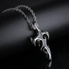 Men’s Stainless Steel Cross Sword Pendant Necklace-Necklaces-Innovato Design-Innovato Design