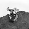 Snake Stainless Steel Vintage Ring-Rings-Innovato Design-5-Innovato Design