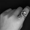 Snake Stainless Steel Vintage Ring-Rings-Innovato Design-5-Innovato Design