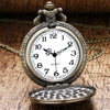 Soviet Themed Bronze Pocket Watch with FOB Chain - InnovatoDesign