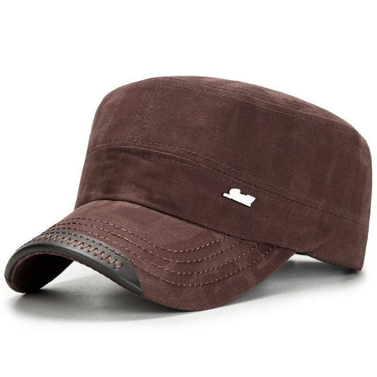 Classic Adjustable Flat Top Snapback Patrol Military Hat-Hats-Innovato Design-Black-Innovato Design