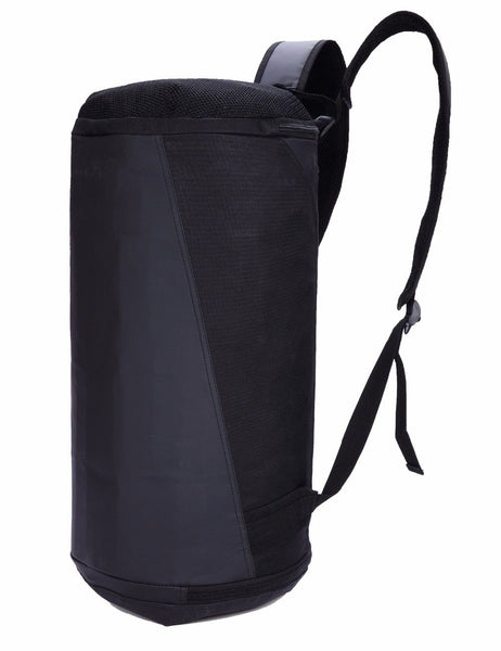 2 in 1 Black 36 to 55 Litre Backpack with Shoe Compartment - InnovatoDesign