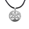 Trinity Knot Tibetan Round Amulet Necklace - InnovatoDesign
