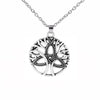 Celtic Trinity Love Symbol Tree of Life Pendant-Necklaces-Innovato Design-Silver-Innovato Design