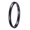 2mm Domed Tungsten Carbide Wedding Ring-Rings-Innovato Design-11-Black-Innovato Design