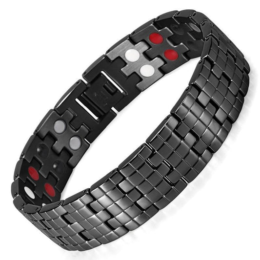 Double Row Stainless Steel Bracelet-Bracelets-Innovato Design-Innovato Design