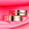 Rose Gold/Silver and Cubic Zirconia Wedding Ring Set-Couple Rings-Innovato Design-9-6-Innovato Design