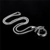Steel Skeletal Type Dragon Ring Pendant Necklace - InnovatoDesign