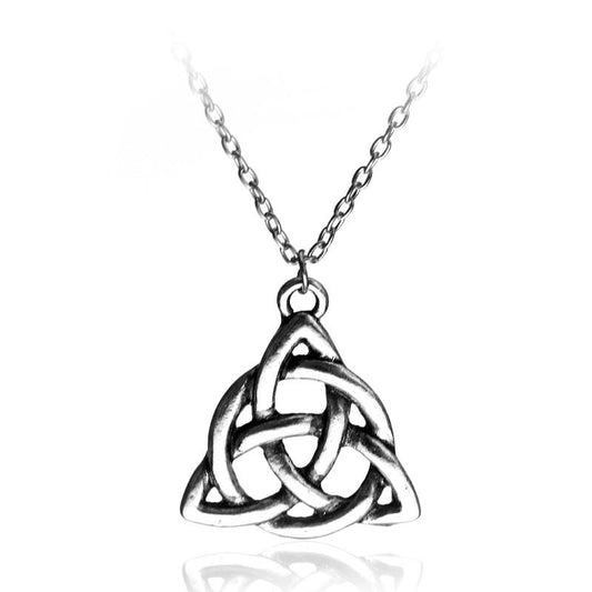 Triquetra Trinity Knot Charm Necklace-Necklaces-Innovato Design-Innovato Design