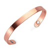 Pure Copper Rose Gold Classic Women Bangle Bracelet