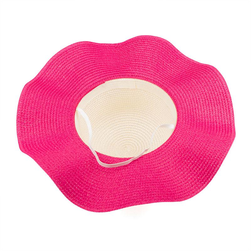 Mother-Daughter Floppy Large Brim Straw Sun Hat with Flowers-Hats-Innovato Design-Beige-Adult-Innovato Design