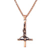 Upside Down/ Inverted of St. Peter Cross Pendant Necklace - InnovatoDesign