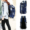 Two Way Multifunctional 36 to 55 Litre Blue Sports Backpack With Shoe Compartment - InnovatoDesign
