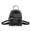 Transparent Casual Backpack in 4 Colors PVC-clear backpack-Innovato Design-Black-Innovato Design