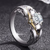 Skull and Cubic Zirconia Punk Engagement Ring-Rings-Innovato Design-6-Innovato Design