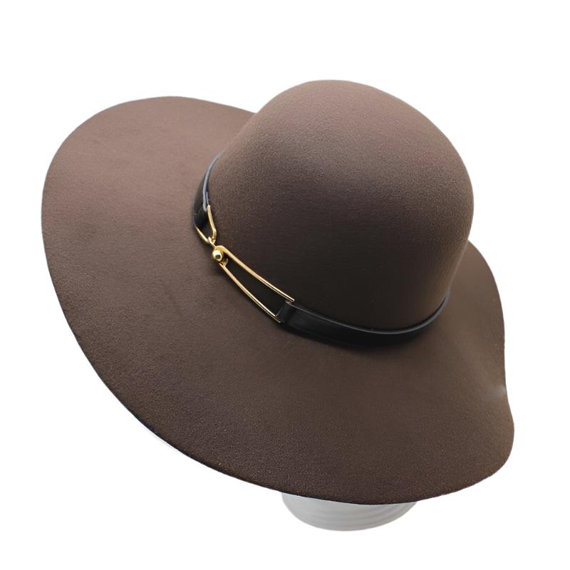 Vintage Felt Sun Floppy Hat for Men and Women-Hats-Innovato Design-Black-Innovato Design