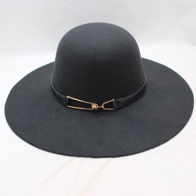 Vintage Felt Sun Floppy Hat for Men and Women-Hats-Innovato Design-Black-Innovato Design