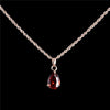 Crystal Necklace & Earrings Fashion Jewelry Set-Jewelry Sets-Innovato Design-Rose Red-Innovato Design