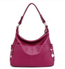 Designer Leather Tote Bag, Shoulder Bag, Crossbody Bag and Handbag-Handbags-Innovato Design-Purple-Innovato Design