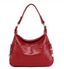 Designer Leather Tote Bag, Shoulder Bag, Crossbody Bag and Handbag-Handbags-Innovato Design-Red-Innovato Design