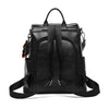 Leather Shoulder Bag, School Bag and Backpack with Bear Tassel