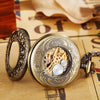 7 Stars Roman Numbers Baroque Style Vintage Pocket Watch - InnovatoDesign