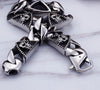Men’s Stainless Steel Triangle Skull Charm Bracelet - InnovatoDesign